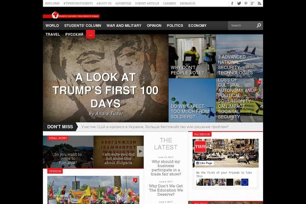 Zox-news theme site design template sample