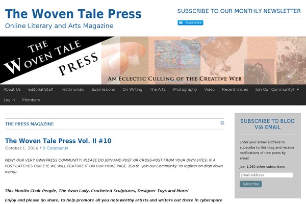 thewoventalepress.net site used ExhibitA