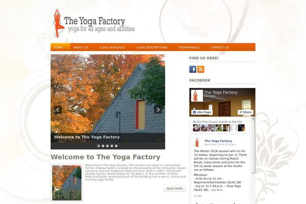 theyogafactory.ca site used Fiesta