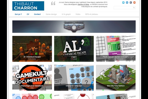 SimpleGrid theme site design template sample