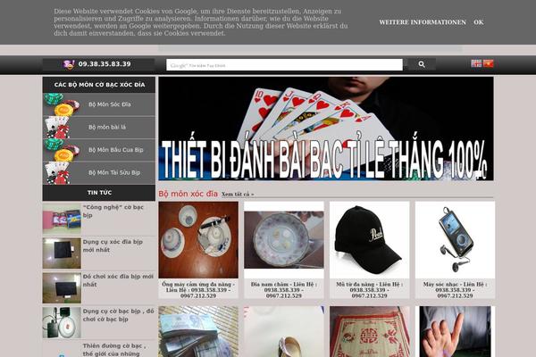 cayxanh WordPress theme, websites list used cayxanh theme cayxanh theme websites examples