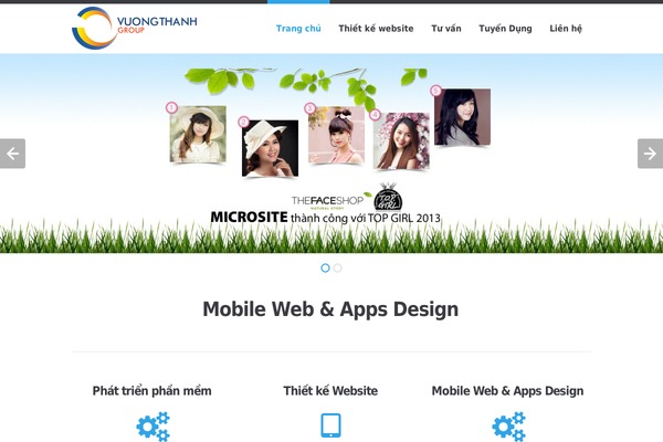 Web theme site design template sample