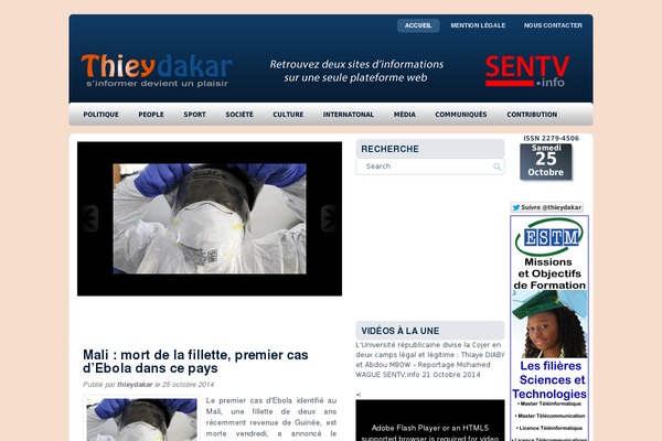 Ovalis theme websites examples