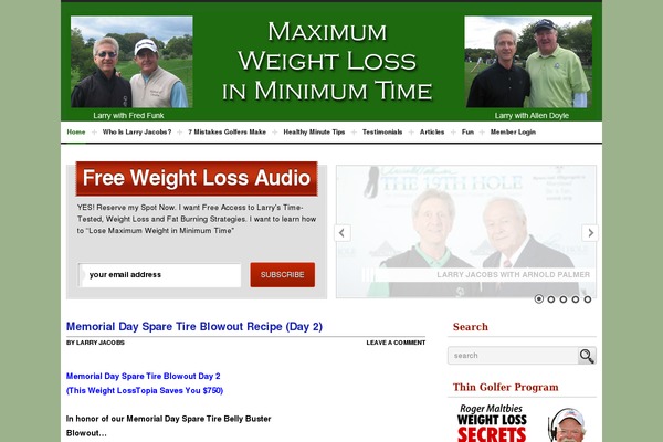 Site using WordPress Multicolor Subscribe Widget plugin