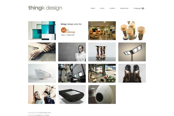 Hatch theme site design template sample