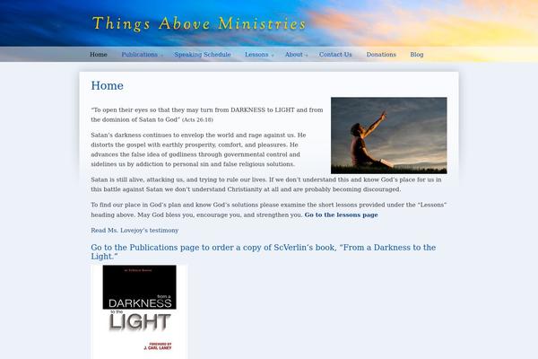 things-above.org site used U Design Child
