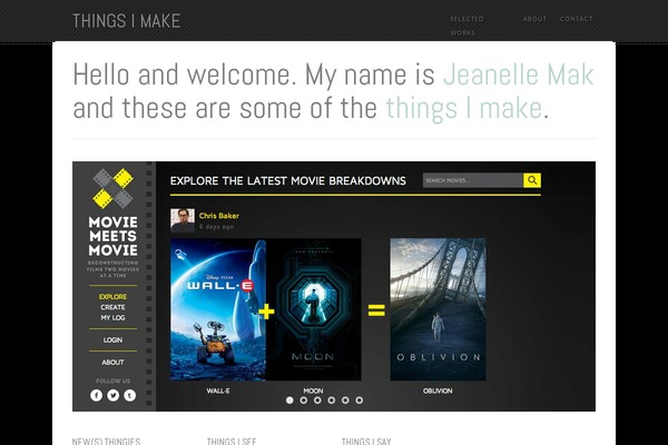 Semplice theme site design template sample