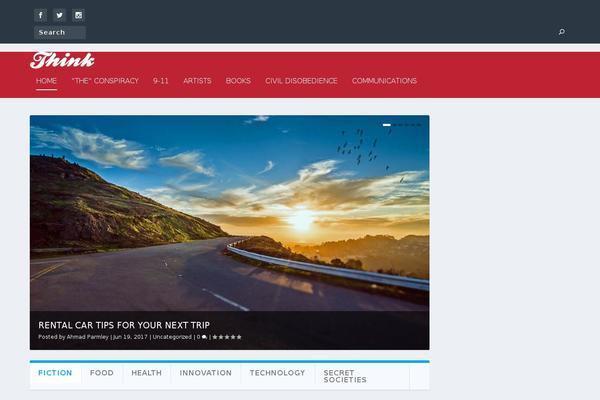DarkNews theme site design template sample