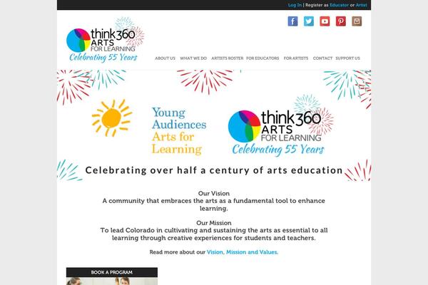 think360arts.org site used Think360