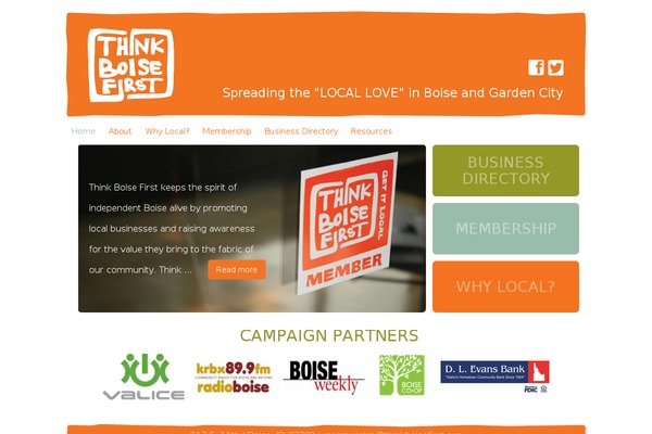 thinkboisefirst.org site used Tbf