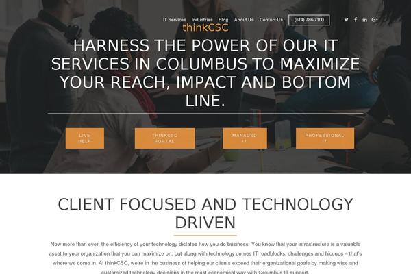 Nebula theme site design template sample