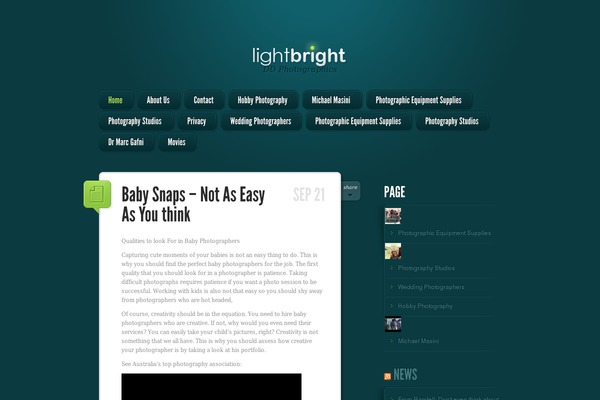 thinkfilmcompany.com site used Renden