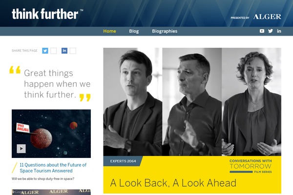 alger theme websites examples