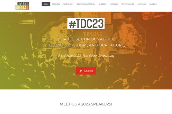 Gather theme site design template sample