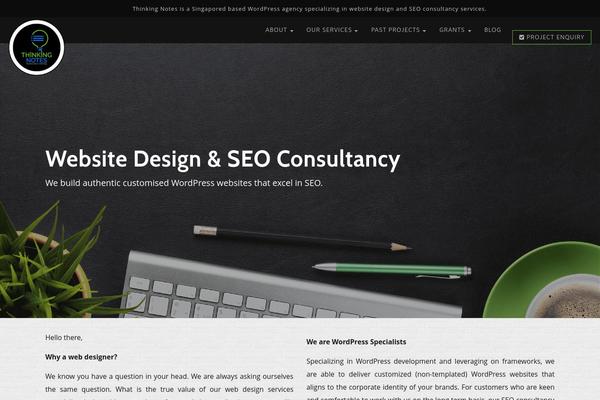 Site using WP Socializer plugin