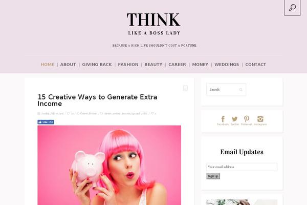 Graceful-blog theme site design template sample
