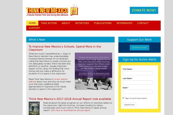 thinknewmexico.org site used Forward Theme