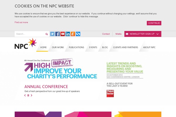 npc theme websites examples