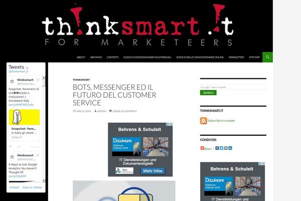 Site using Tweet Blender plugin
