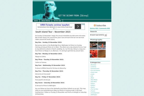 thinman.co.nz site used PBlog
