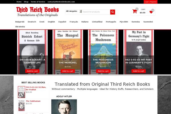 Alpha Store theme site design template sample