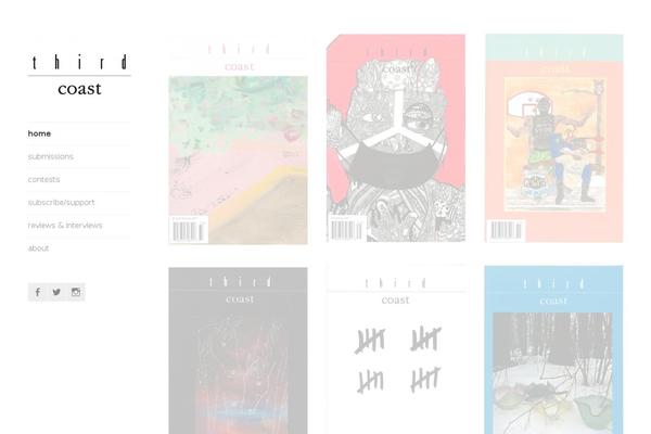 Blask theme site design template sample