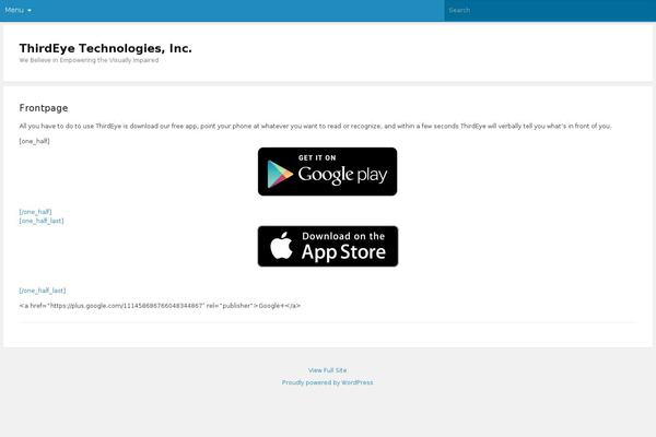 thirdeyeglass.com site used Techdot