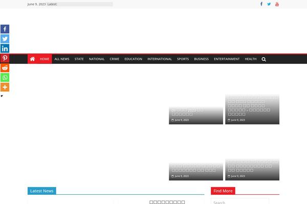 Site using Facebook Widget plugin