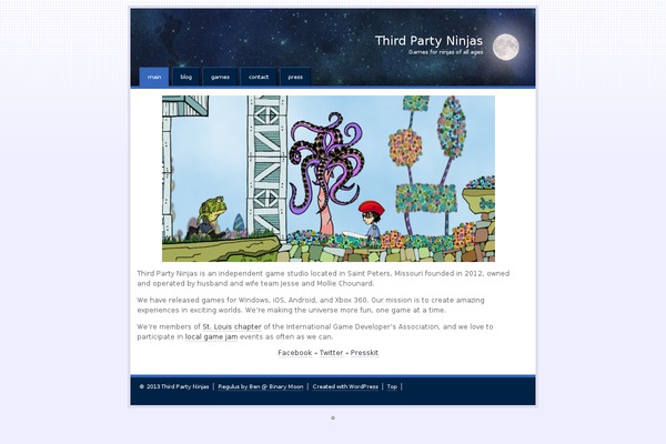 thirdpartyninjas.com site used Regulus-213