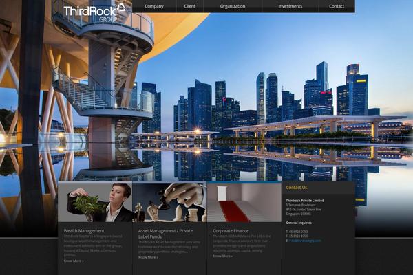 thirdrockgrp.com site used Setup