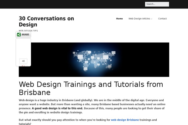 thirtyconversationsondesign.com site used Excellent