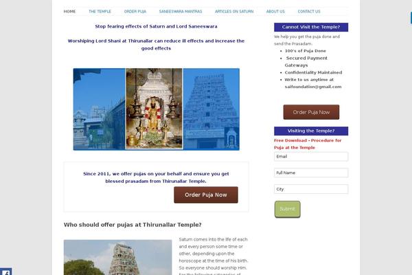 Oceanwp-child theme site design template sample