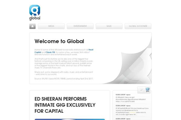 Global theme site design template sample