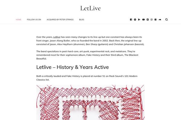 Blossom PinIt theme site design template sample
