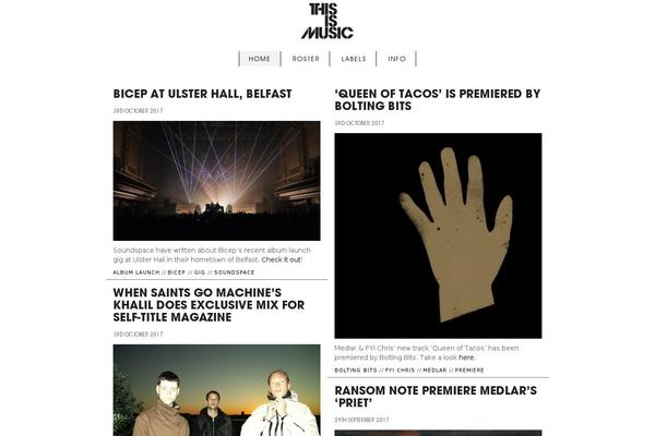 thisismusic theme websites examples