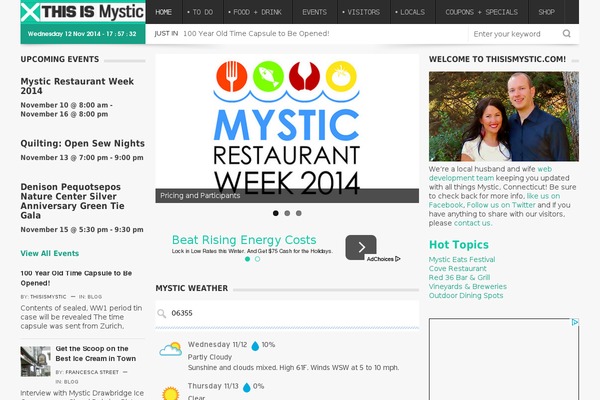 thisismystic.com site used Thisismystic