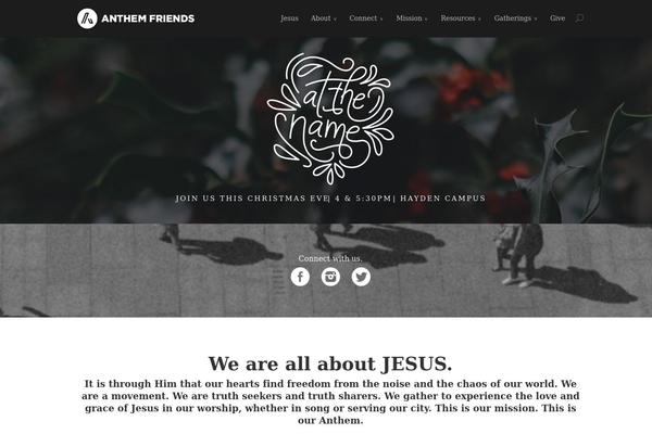 anthem-child theme websites examples