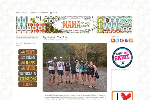 Thesis 1.6 theme site design template sample