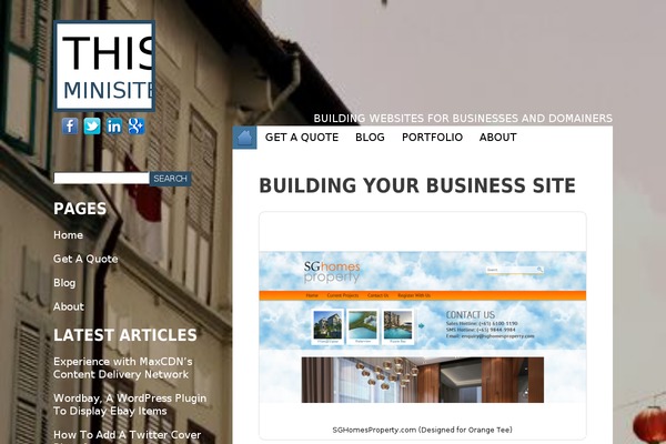 Neve theme site design template sample