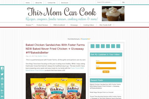 Daily Dish Pro theme site design template sample