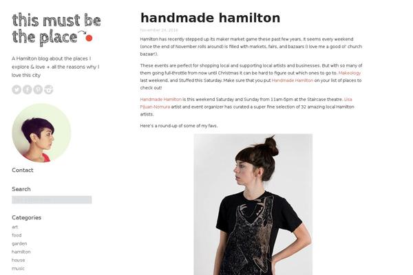 thismustbetheplace.ca site used Frankly