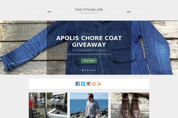 Site using WP Post Navigation plugin