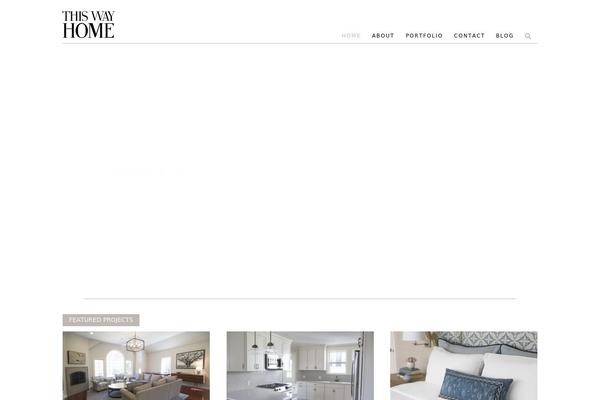 X Child theme site design template sample
