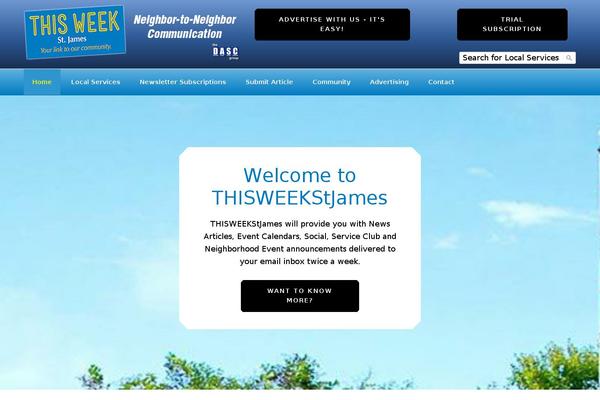 Site using Weather Underground plugin