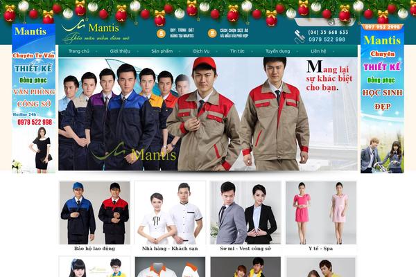 thoitrangmantis.com site used Vietnit