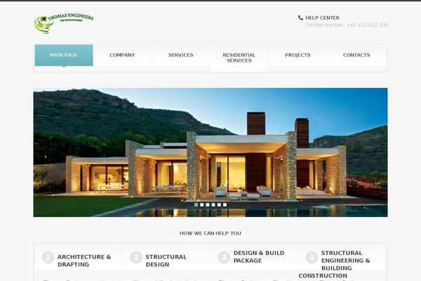 Cherry Framework theme site design template sample