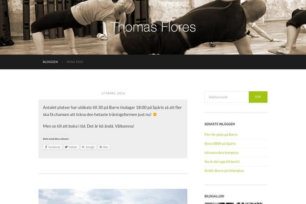 Hamilton theme site design template sample
