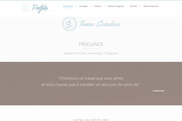 Patti Child theme site design template sample
