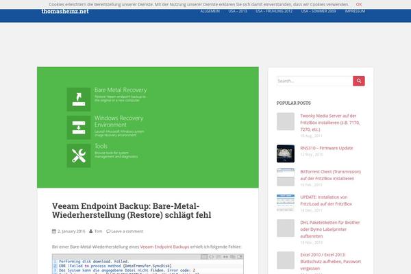 Site using Wp Cookie Choice plugin