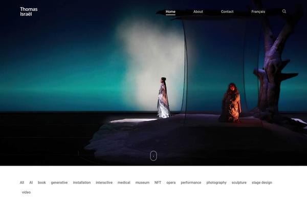 thomasisrael.be site used Berger-theme